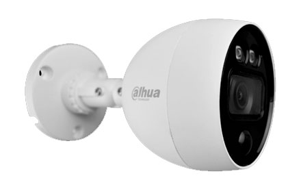 CAMARA DAHUA BULLET SEMIMETALICA 2,8MM DH-HAC-ME1200BN-LED-0280B.